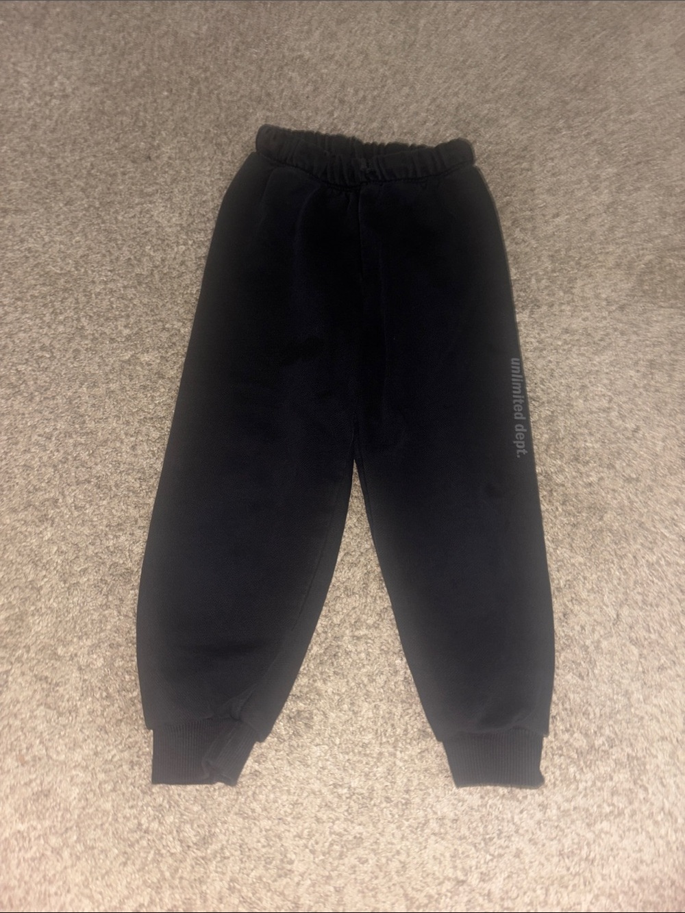 Zara Black Elastic-Waist Jogger Sweatpants